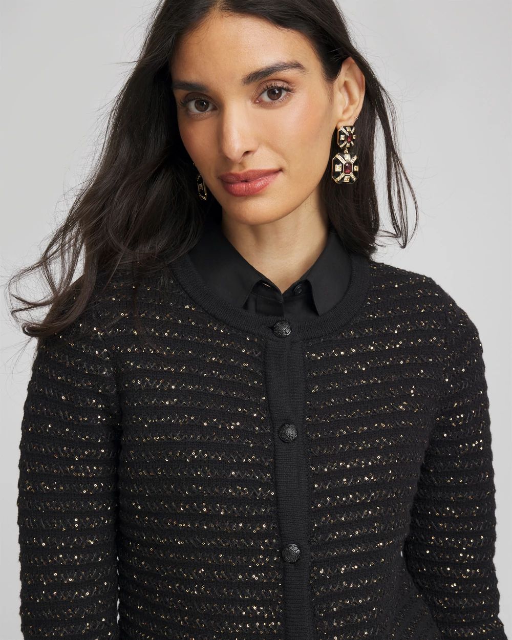 Shine Cropped Cardigan | Chico's